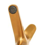 Umyvadlová baterie SAT DARK bez výpusti broušené zlato mat SATBSDA271PBZ. obr. 6&nbsp;