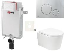Závěsný WC set k zazdění SAT BREVIS SIKOSZBRTOR71
