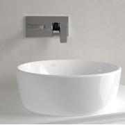 Umyvadlo na desku Villeroy & Boch Architectura průměr 450 mm, s přepadem, alpská bílá 5A254501. obr. 3&nbsp;