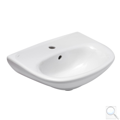 Umyvadlo Fayans Neo 50x40 cm otvor pro baterii uprostřed SIKOSJNE10390. 