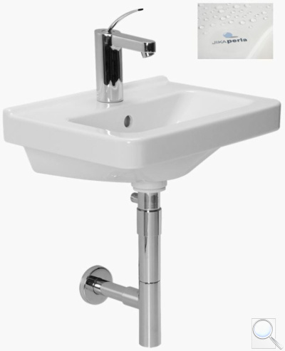 Umyvadlo Jika Cubito 45x34 cm otvor pro baterii uprostřed H8114221001041. obr. 1