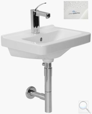 Umyvadlo Jika Cubito 45x34 cm otvor pro baterii uprostřed H8114221001041 obr. 1