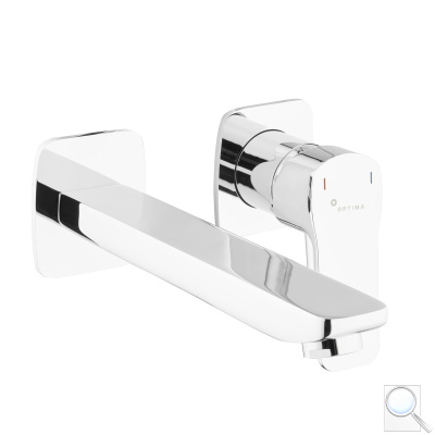 Umyvadlová baterie Optima Cube Way včetně podomítkového tělesa chrom CU101. 