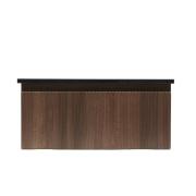 Koupelnová skříňka s deskou z umělého kamene SAT Evolution 78x30x44,8 cm ořech mat SATEVO80NATK. obr. 5 