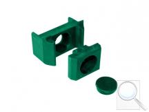 Příchytka pro PILOFOR® – ST na sloupek 60 × 40 mm, PVC - zelená