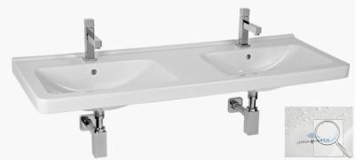 Umyvadlo Jika Cubito 130x48,5 cm dva otvory pro baterii H8144201001041 obr. 1