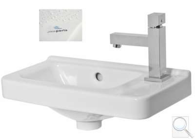 Umyvadlo Jika Cubito 45x25 cm otvor pro baterii vpravo H8114241001061. obr. 1