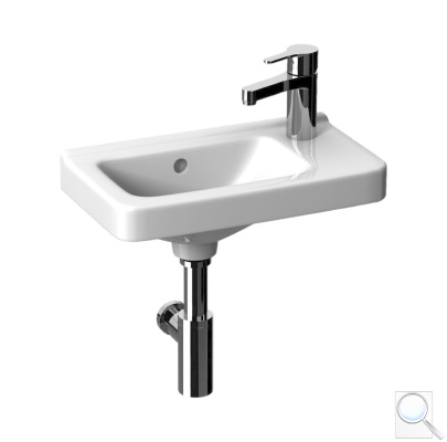 Umyvadlo Jika Cubito 45x25 cm otvor pro baterii vpravo H8114241001061. obr. 1