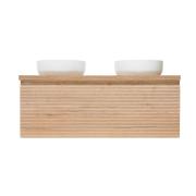 Koupelnová skříňka pod umyvadlo Naturel Savona 118x43x44,8 cm dub halifax mat SAVONA120DHD. obr. 3 