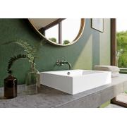 Umyvadlo na desku Kaldewei Puro 3156 46x46 cm alpská bílá bez otvoru pro baterii 900606003001. obr. 2&nbsp;