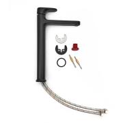 Vysoká umyvadlová baterie SAT Dark bez výpusti černá mat SATBSDA285PC. obr. 7&nbsp;