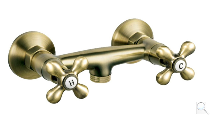 Sprchová baterie Novaservis Ferro Antica bez sprchového setu 150 mm bronz BAI7BR. obr. 1