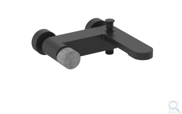 Vanová baterie SAT Fusion bez sprchového setu 150 mm páka beton SATBSFU222BC. obr. 1