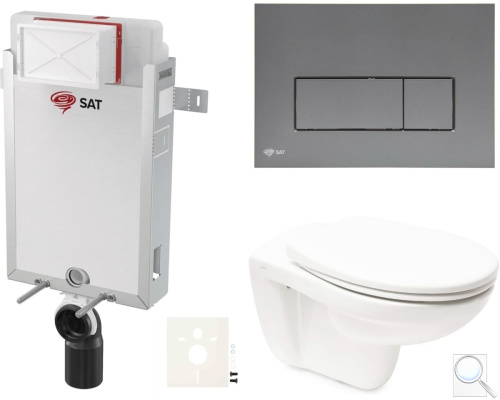 Závěsný WC set k zazdění Vitra Normus SIKOSZNORGMM. obr. 1