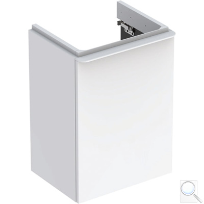 Koupelnová skříňka pod umyvadlo Geberit Smyle Square 44,2x62x35,6 cm, 49,2x62x40,6 cm, 53,6x62x43,3 cm bílá. pravá 500.350.00.1, levá 500.351.00.1