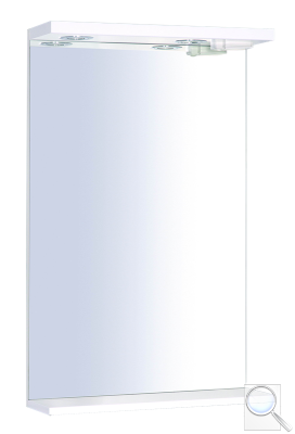 Zrcadlo s osvětlením Keramia Pro 50x80 cm bílá PROZRCK50IP. 