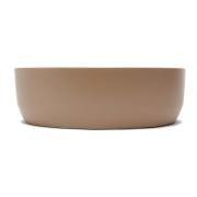 Umyvadlo na desku SAT Infinitio 39x39 cm hnědá mat bez otvoru pro baterii SATINF3939LBRM. obr. 4 