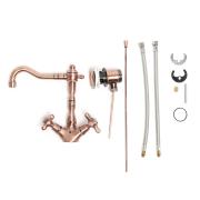 Umyvadlová baterie Paffoni Ricordi s výpustí měď IR085RM. obr. 6&nbsp;