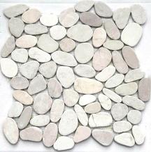 Kamenná mozaika Mosavit Piedra batu blanco bílá