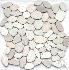 Kamenná mozaika Mosavit Piedra batu blanco bílá