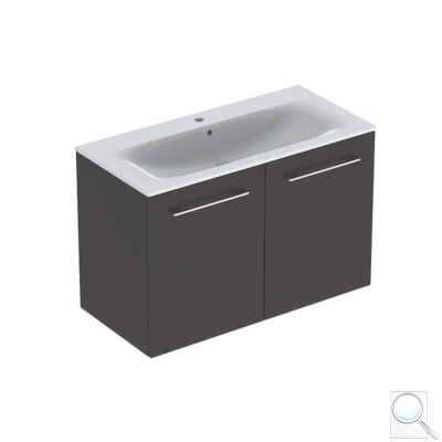 Koupelnová skříňka s umyvadlem Geberit Selnova 100x50,2x65,2 cm láva mat 501.261.00.1. obr. 1