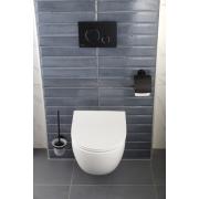 Ovládací tlačítko SAT plast černá mat SATAT78. obr. 2&nbsp;