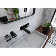 Umyvadlová baterie SAT Fusion včetně podomítkového tělesa páka beton SATBSFU101BC. &nbsp;(12)