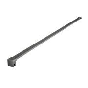 Sprchová zástěna Walk-in 100 cm SAT v barvě profilu PVD Gun metal SATBWI100PRGM. obr. 2 