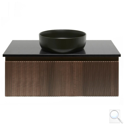 Koupelnová skříňka s žulovou deskou SAT Evolution 98x30x44,8 cm ořech mat SATEVO100NAZ. obr. 1