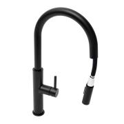 Dřezová baterie SAT s vytahovací sprškou, 2 proudy černá mat SATBSD286C. obr. 4&nbsp;