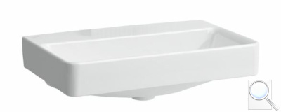 Umyvadlo na desku Laufen Pro 60x38 cm bez otvoru pro baterii, bez přepadu H8129530001421. obr. 1