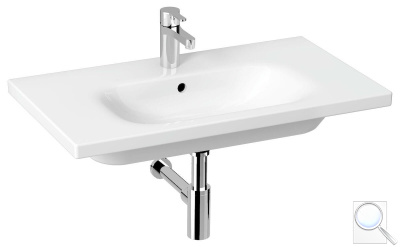 Umyvadlo Jika Mio-N 80x45 cm otvor pro baterii uprostřed H8127160001041. obr. 1