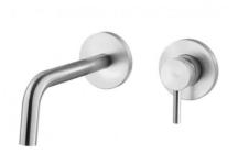 Umyvadlová baterie Paffoni Light včetně podomítkového tělesa nerez LIG104ST70