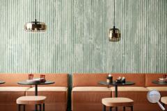 Obklady Realonda Fluted Travertino Jungle zelená - 