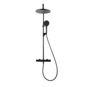 Sprchový systém SAT s termostatickou baterií černá SATSSTKBC. obr. 2&nbsp;