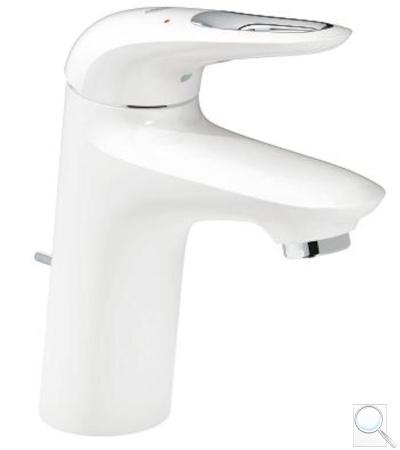 Umyvadlová baterie Grohe Eurostyle New s výpustí Moon White / chrom 33558LS3. 
