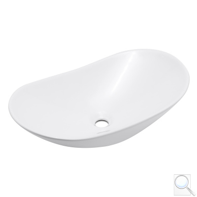 Umyvadlo na desku SAT Infinitio 61,5x36 cm bez otvoru pro baterii SATINF61536. obr. 1