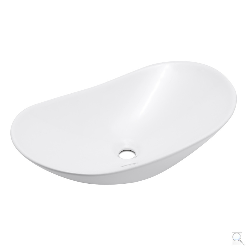 Umyvadlo na desku SAT Infinitio 61,5x36 cm bez otvoru pro baterii SATINF61536. obr. 1