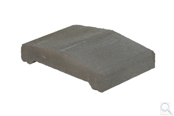 Plotová stříška pro modulovou šířku 200 mm. KB ps-20 A 200 Přírodní, povrch hladký