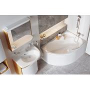 Asymetrická vana Ravak Rosa I 140x105 cm, 150x105 cm, 160x105 cm akrylát levá nebo pravá. obr. 2&nbsp;