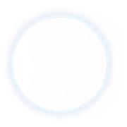 Zrcadlo s LED osvětlením, vyhřívanou fólií a senzorem Naturel Project 60x60 cm ZPRKU60LED. obr. 2&nbsp;