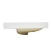 Nábytkové umyvadlo SAT Fusion 81x46 cm bílá matná, otvor pro baterii uprostřed SATFUS8046MW. obr. 6&nbsp;