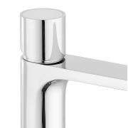 Umyvadlová baterie SAT Fusion bez výpusti páka bílé sklo SATBSFU271BS. obr. 2&nbsp;