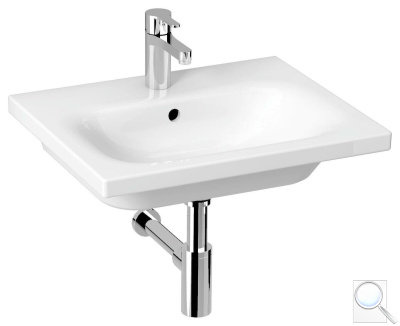 Umyvadlo Jika Mio-N 55x45 cm otvor pro baterii uprostřed H8127120001041. obr. 1