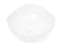 Umyvadlo na desku SAT Feel 38x38 cm bez otvoru na baterii SATUMFEEL3838