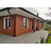 Fasádní Pásek Klinker Klinker červená reliéfní.