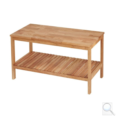 Lavice Naturel Home 78x47x37 cm ořech mat HOMELAV. obr. 1