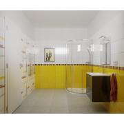 Koupelnová sestava s umyvadlem zrcadlem a osvětlením Vitra Mia 59x61x39,5 cm antracit lesk MIASET60A. obr. 2 