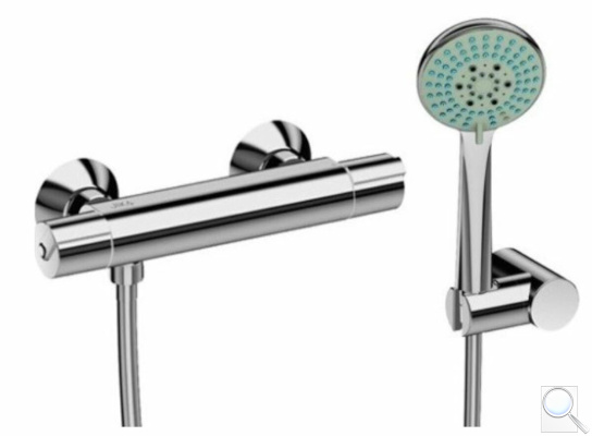 Sprchová baterie Jika Deep se sprchovým setem 150 mm chrom H3331U70042711. 