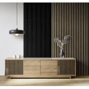 Obkladová Lamela Fineza Spline black 275 x 6,4 cm černá. SPLINEBO1-002 
